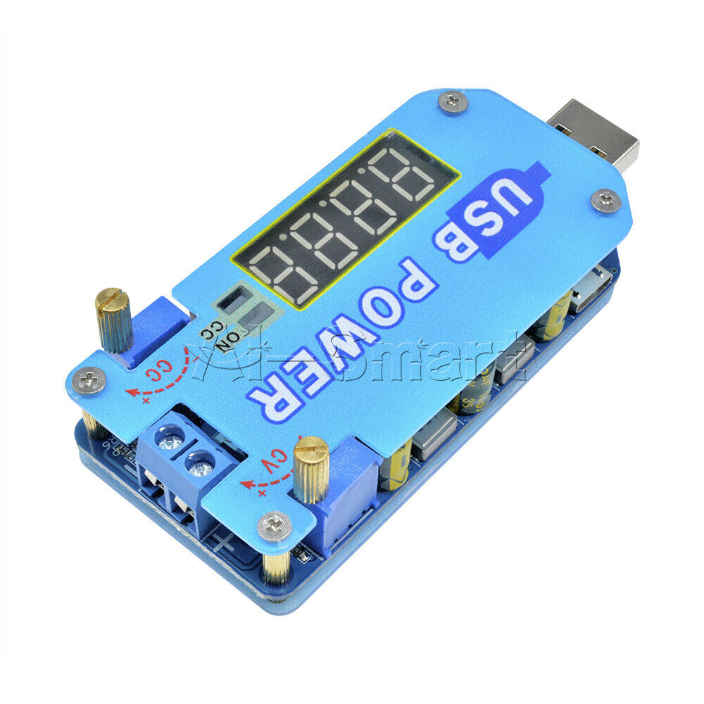 USB Adjustable 15W 2A 5V to 3.3V 9V 12V 24V 30V Step Up/Down Power Supply Module