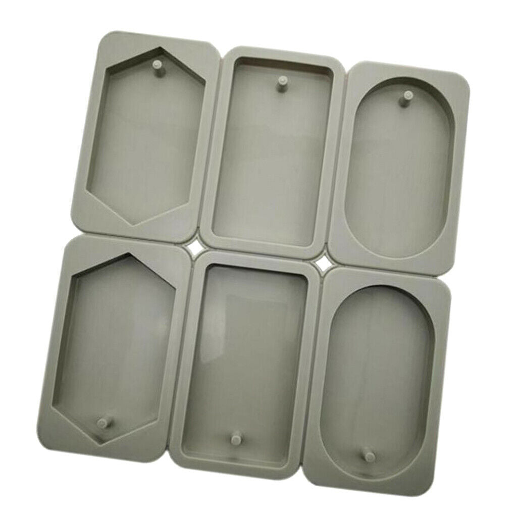 Aromatherapy wax tablets gypsum plaster silicone soap mold candle F