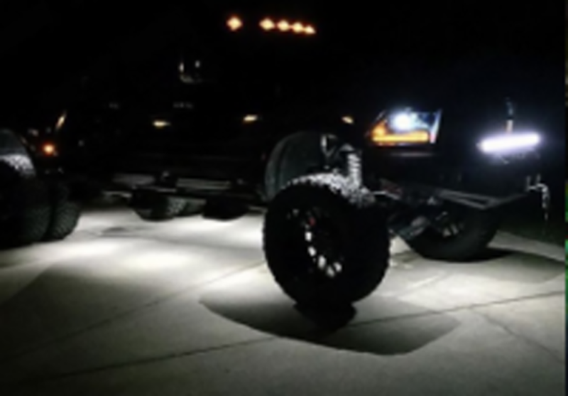 10x White LED Rock Lights Under Carriage Sand Rail Truck Trail Rig Lights