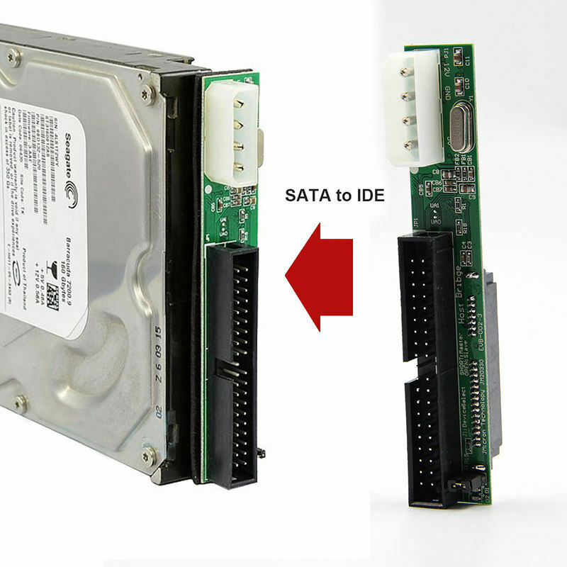 7+15Pin 2.5 Sata Female To 3.5 Inch Ide Sata To Ide Adapter Converter Male 40 P8