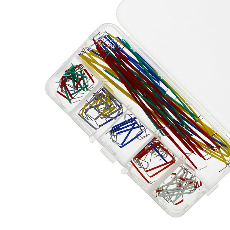 140 Pcs U Shape Solderless Breadboard Jumper Cable Wire Kit for Arduino Shield
