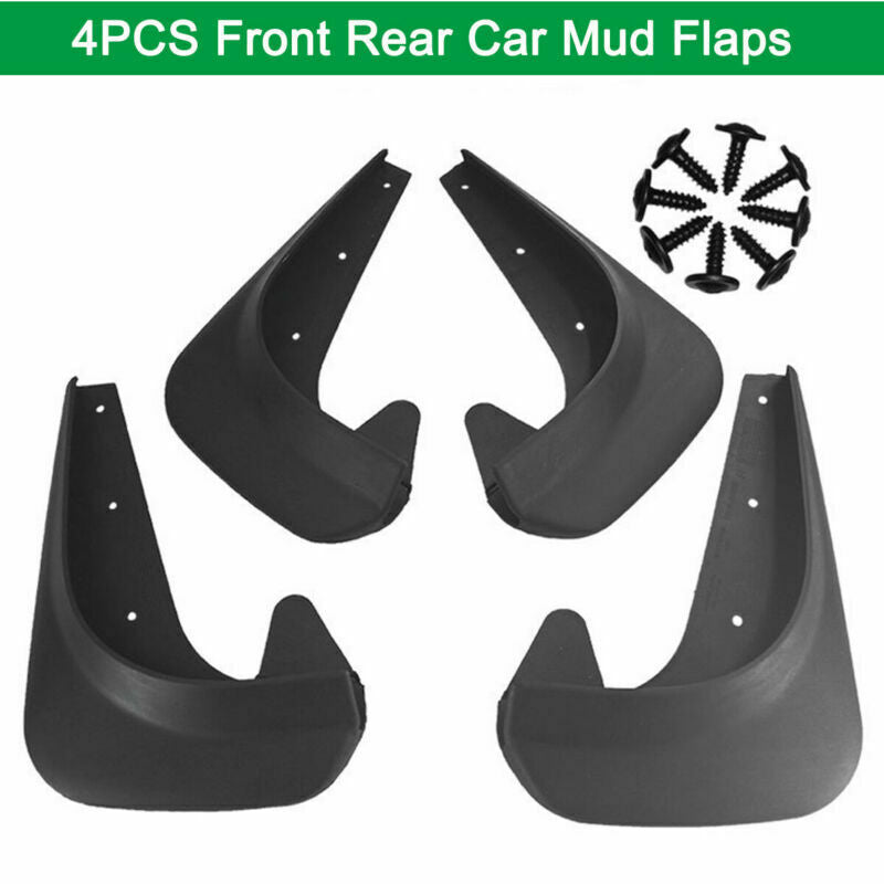 4PC Full Set Flexible Car Fender Flares Extra Wide Body Wheel Arches EVA Plastic