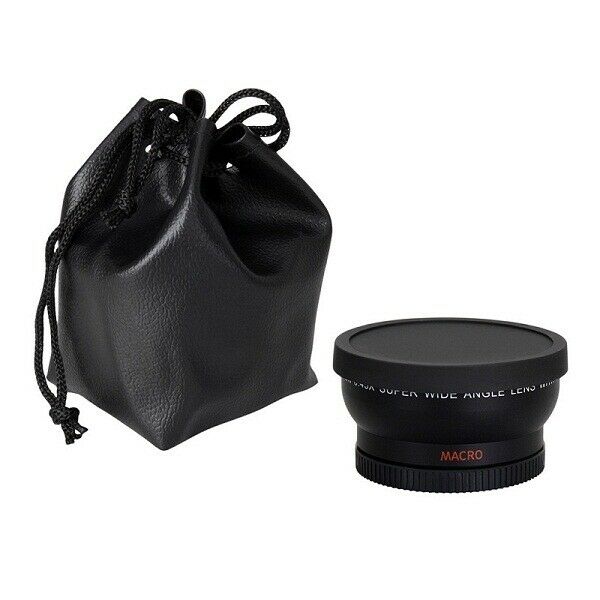 Universal 58mm 0.45X Digital Wide Angle Lens For Canon Nikon Sony Black