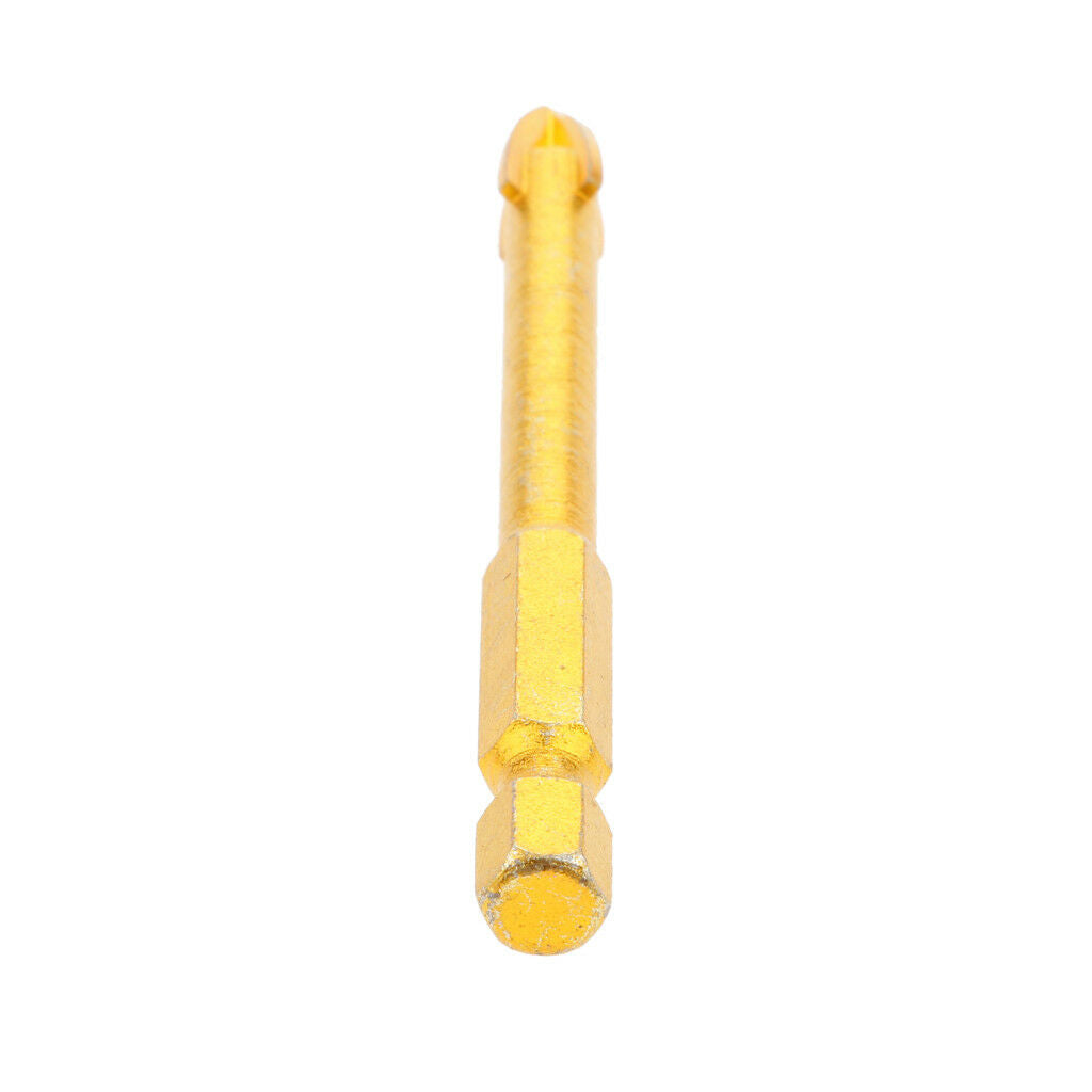 10PCS 8mm Tungsten Carbide Drill Bit Glass Mirror Ceramic Cross Spear Head