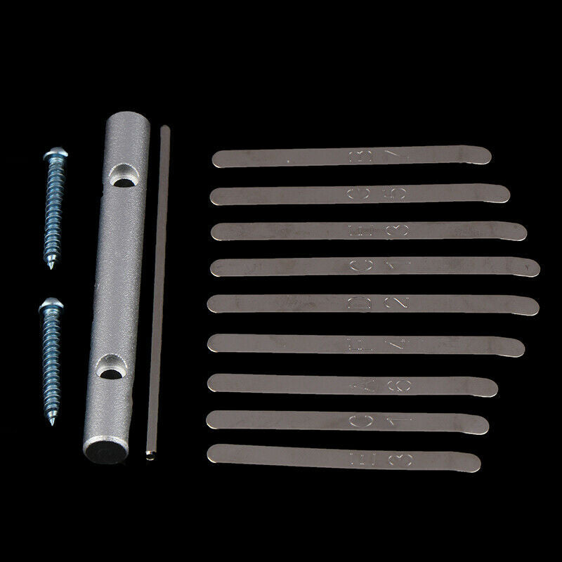10-Key Kalimba Keyboard DIY Steel Keys Bridge Thumb Piano Music Replaceme.l8