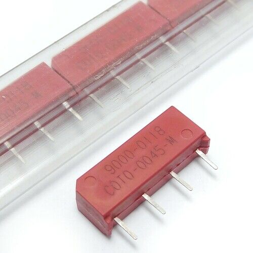 [4pcs] 9000-0118 Reed Relay NO 3VDC 500 Ohm SIL4