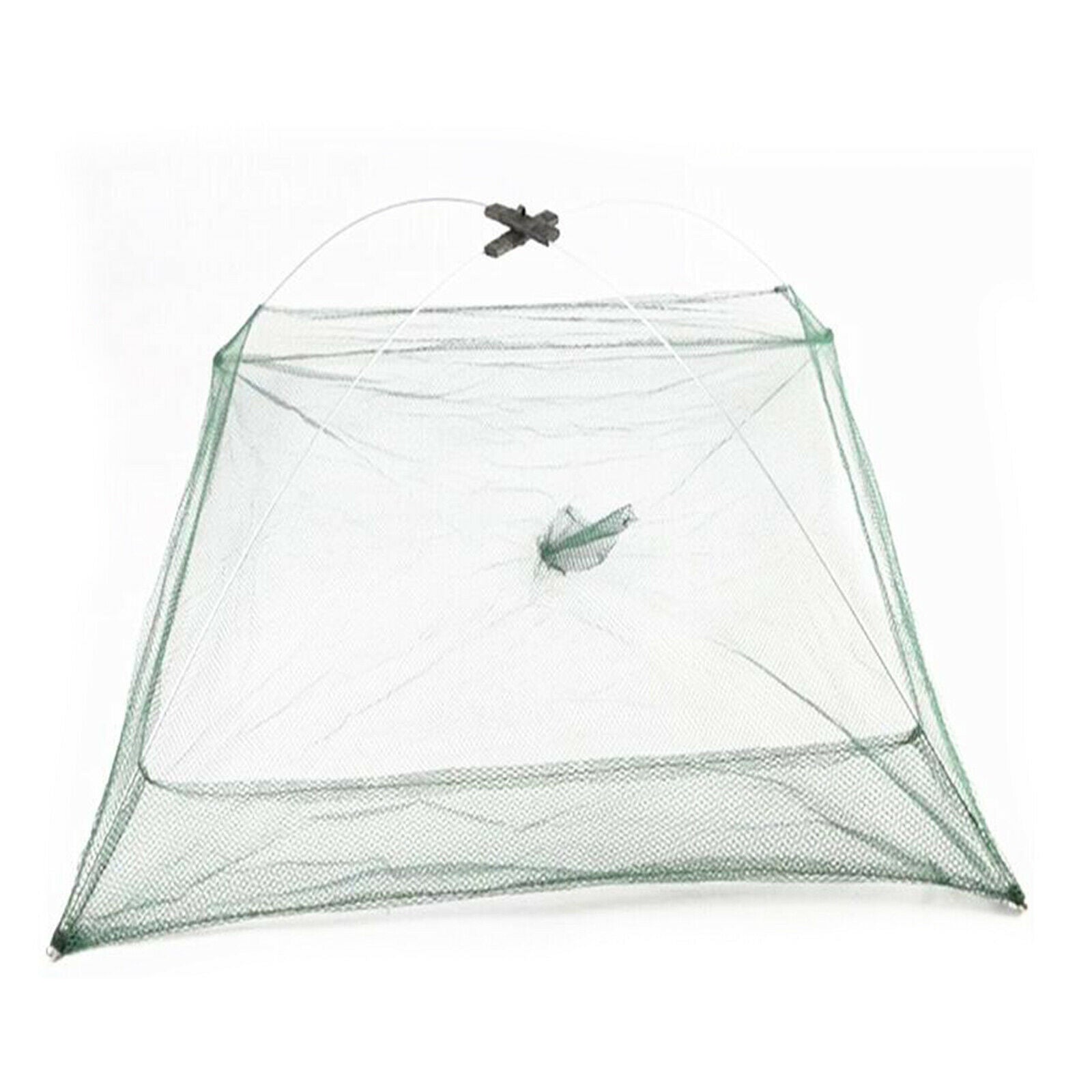 Fishing Bait Trap Crab Net Crawdad Shrimp Foldable Cast Dip Cage Fish Net