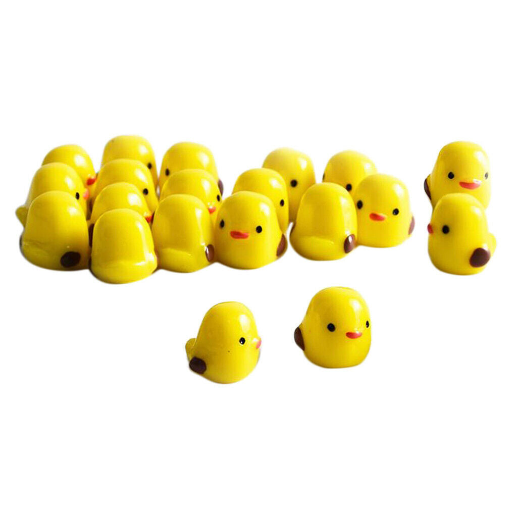 20x Micro Landscape Mini Chick for DIY Fairy Garden Home Tabletop Decoration
