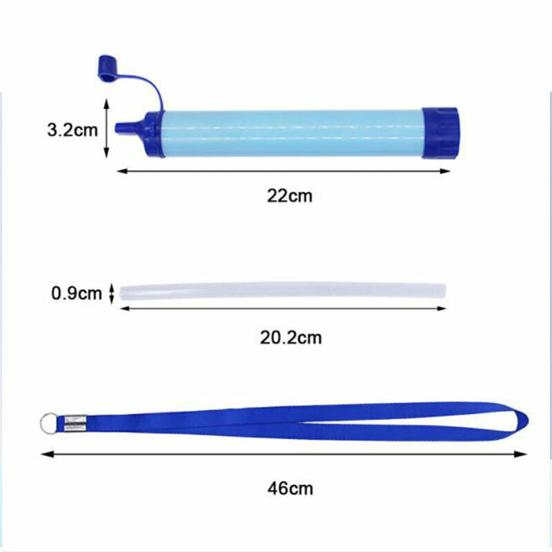 Outdoor Water Purifier Camping Hiking Emergency Life Survival Portable Filter