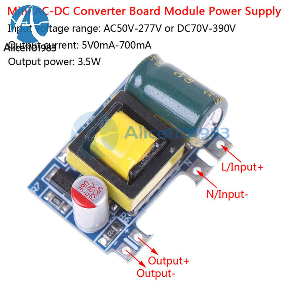 10PCS Isolation Switching Power Supply Module AC 50V-280V To DC 5V Step-Down
