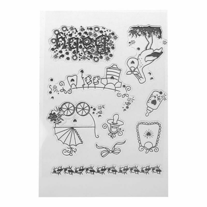 Baby Silicone Clear Seal Stamp DIY Scrapbooking Embossing Photo Album Decorative