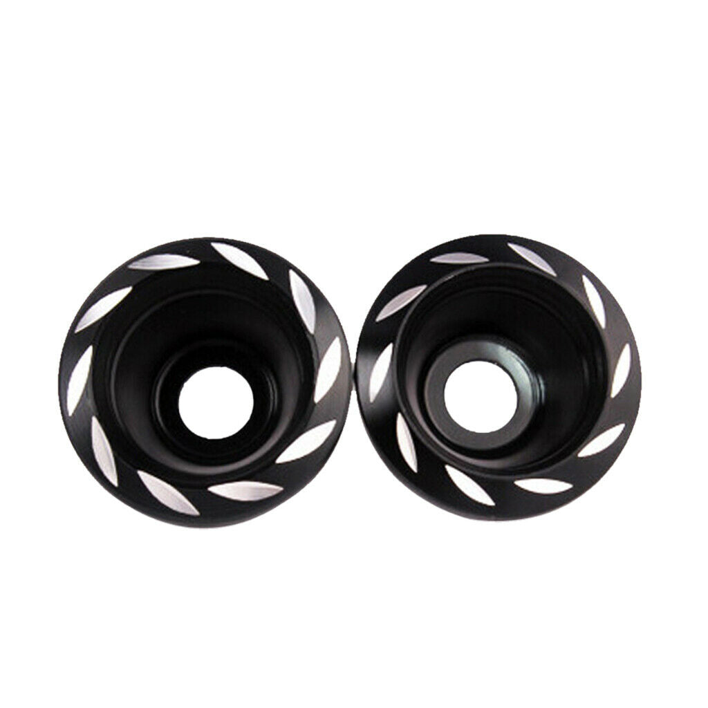 Motorcycle Front Fork Decoration Cup Wheel Drop Resistance Holder  Black