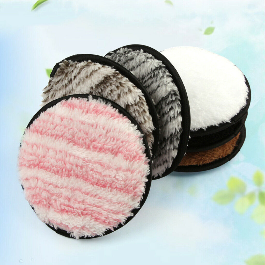 Resuable Washable Makeup Rmover Puff Sponge for Facial Cleansing White