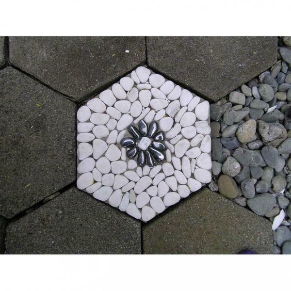Yard Garden Walkway Paving Mold Concrete Stepping Stone Maker Mould Style 3