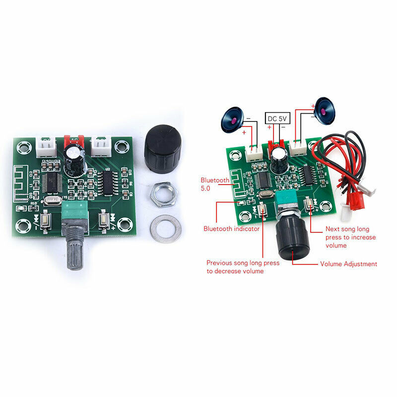 XH-A158 Ultra-clear Bluetooth 5.0 Low Power Amplifier Board PAM8403 DIY S.l8