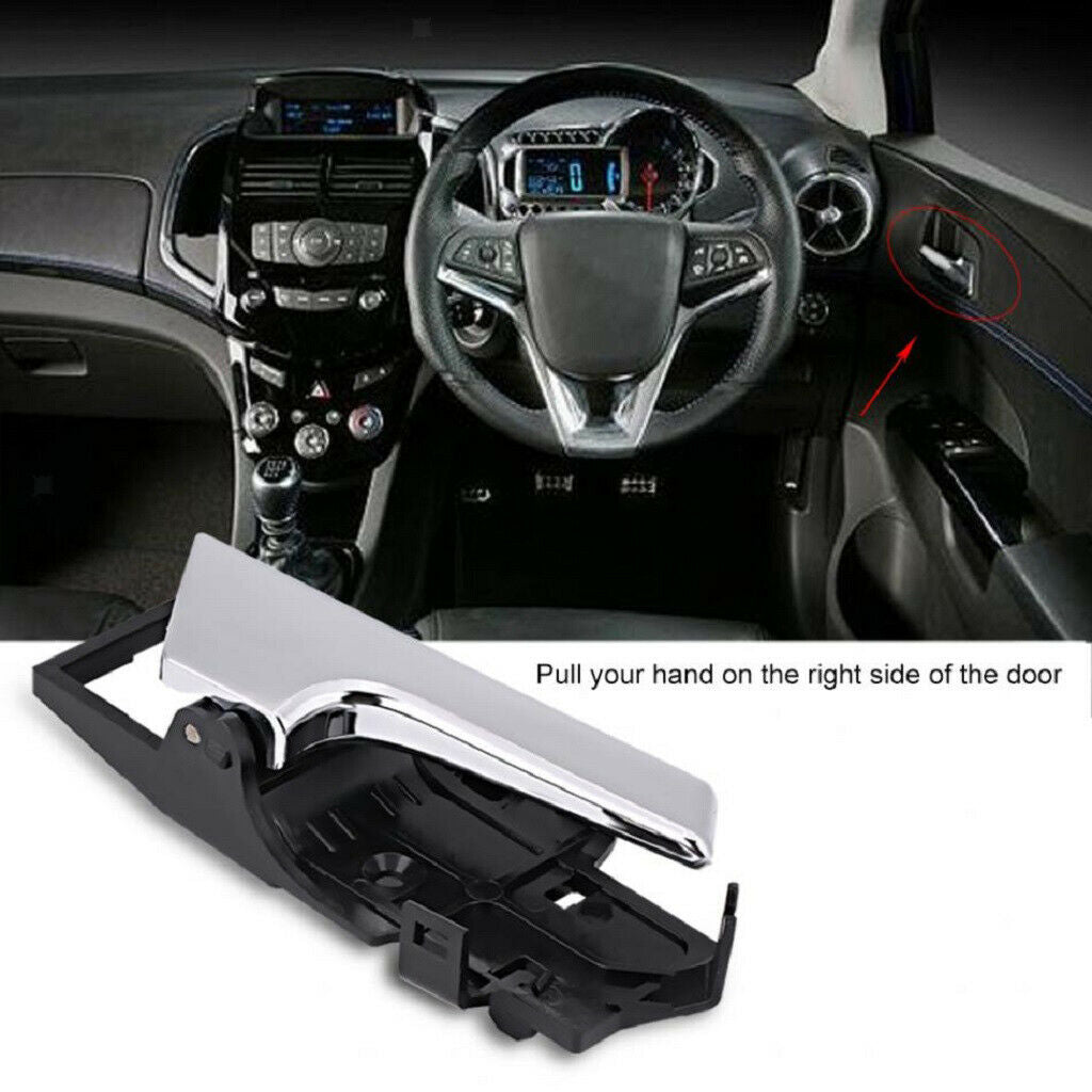 Black Right Side Interior Door Handle #96462710 for   2007-2011