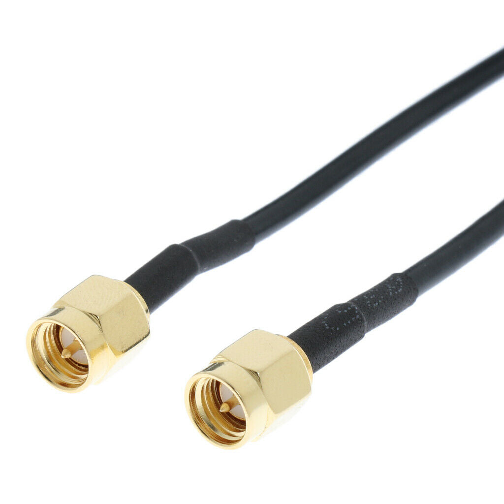 20M RP-SMA Male Connector   Nut Switch RP-SMA Male Plug Antenna Adapter