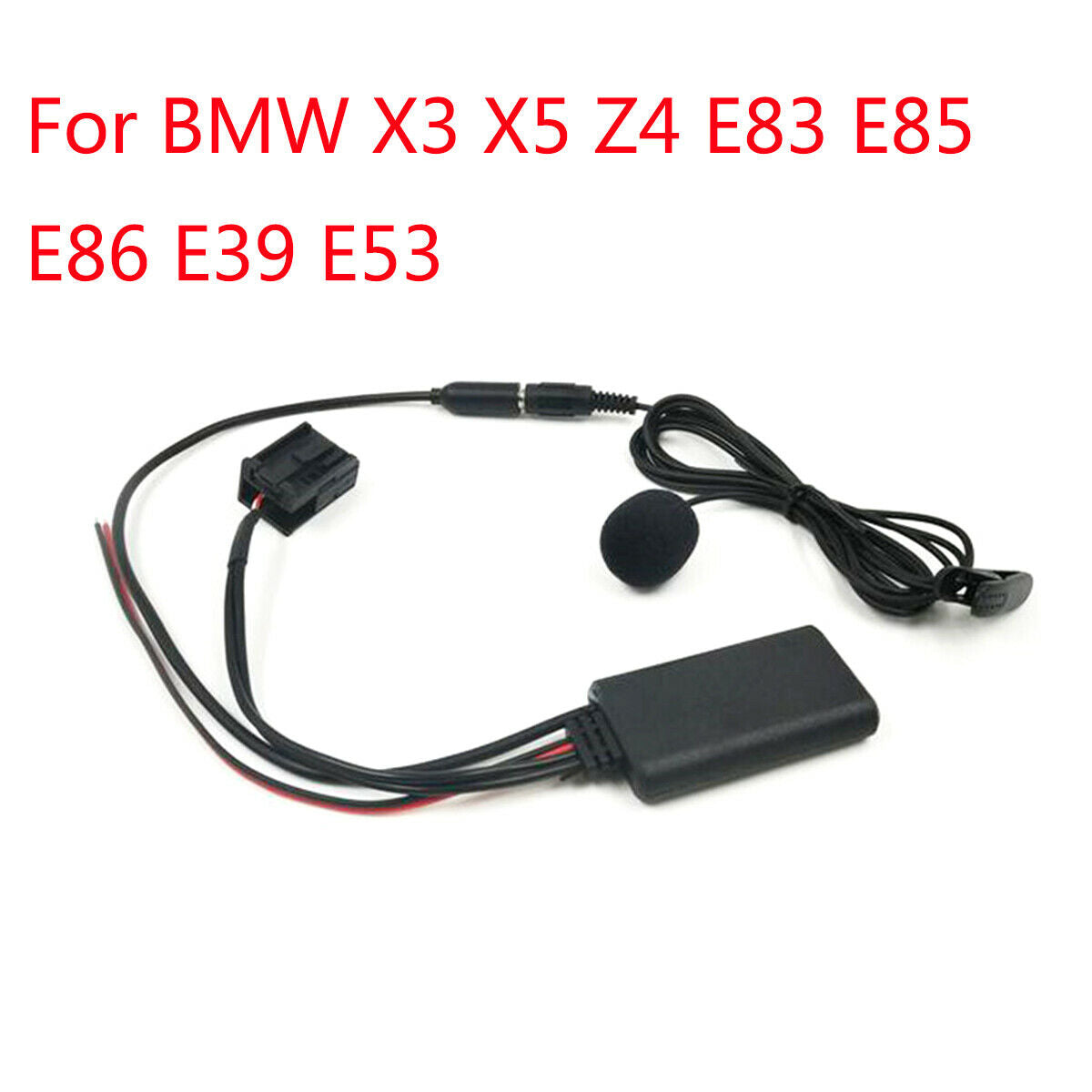 1x Car Aux Auxiliary Bluetooth 5.0 Adapter For BMW X3 X5 Z4 E83 E85 E86 E39 E53
