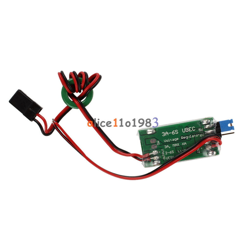 Hobbywing 3A UBEC w/ RF Noise Reduction RC Output BEC Switch Mode for Lipo
