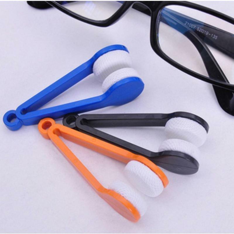Portable Multifunctional Glasses Cleaning Rub Eyeglass Sunglasses Cleaner Brush