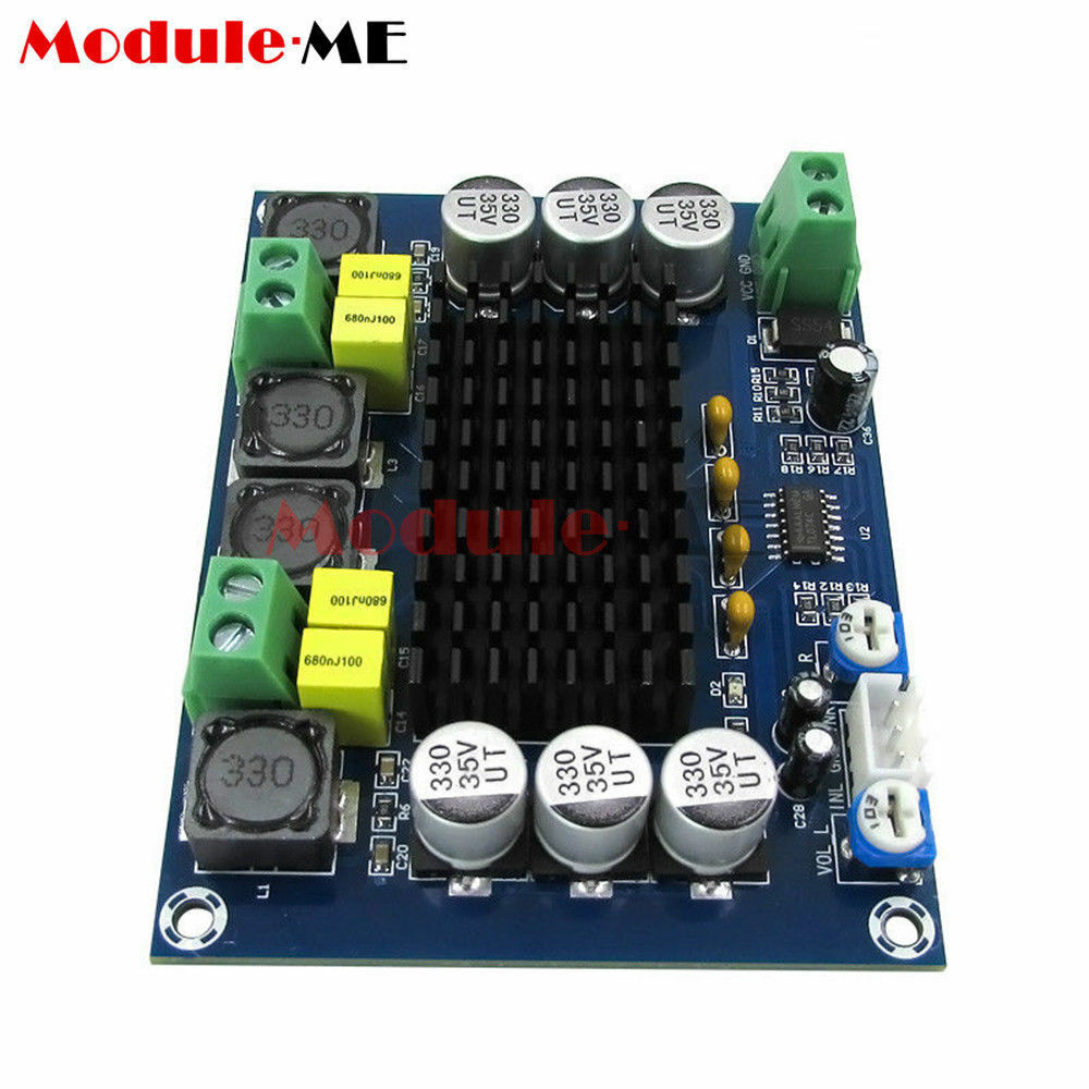 12V-24V TPA3116 D2 120W+120W Dual-channel Stereo Digital Audio Power Amplifier B