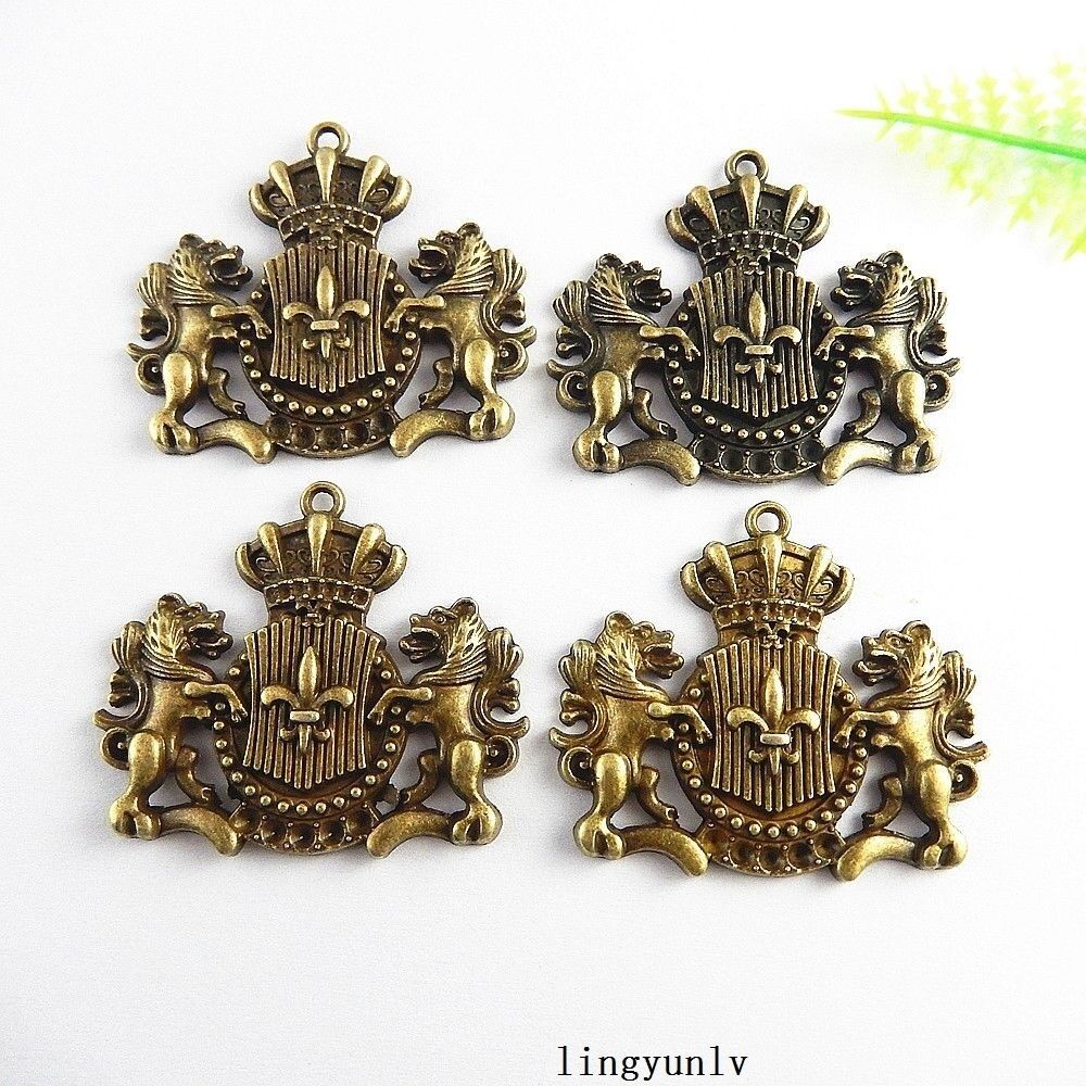 10pcs Antiqued Bronze Alloy Totem Charms Pendant Crafts Jewelry Making 51240