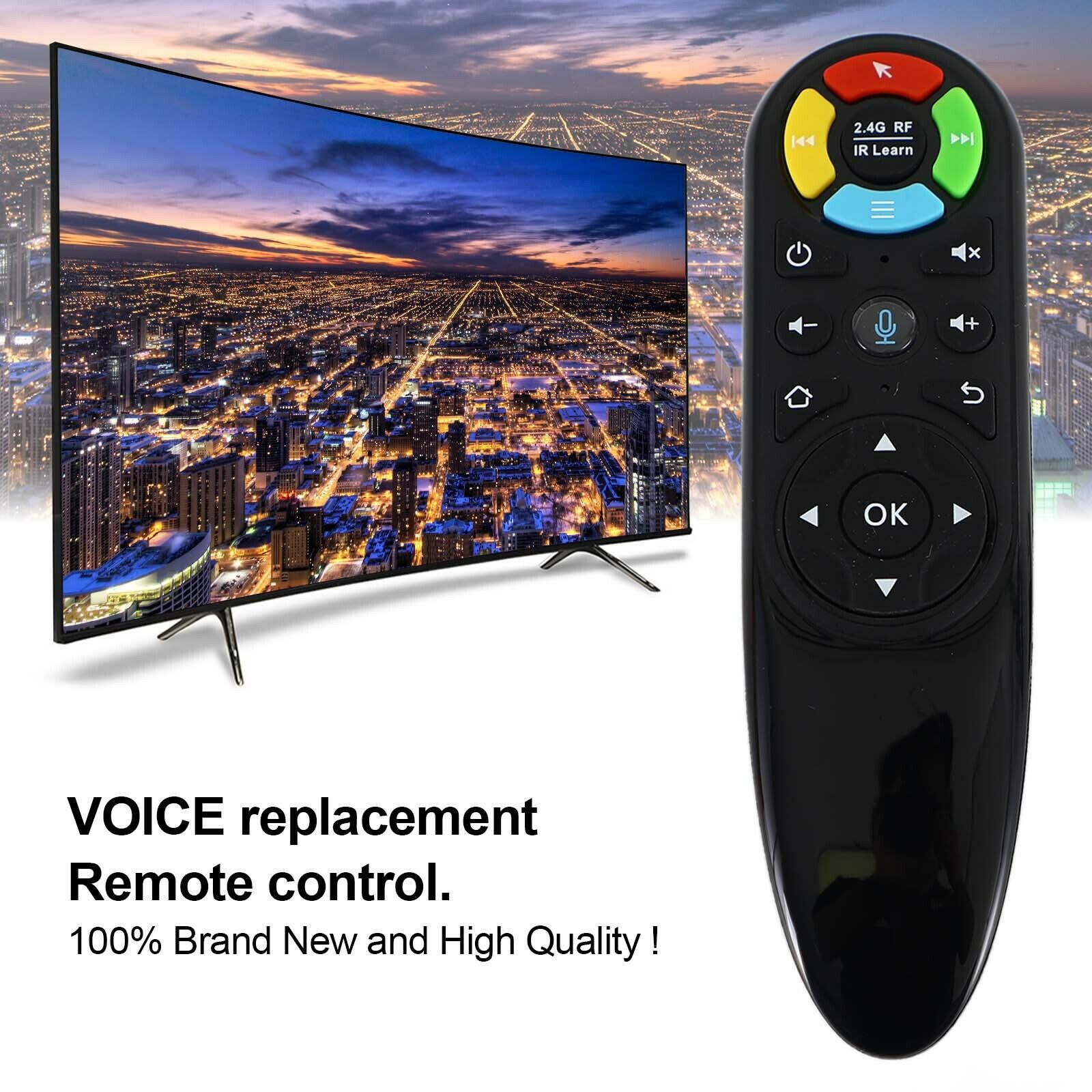Q6 Smart Gyro Voice Remote Control 2.4G Wireless Air Mouse For Android TV Box/PC