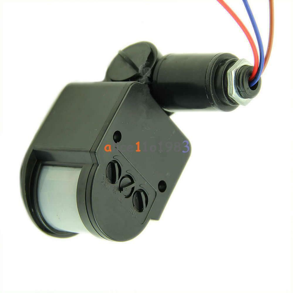 DC 12V 12M Security Infrared PIR Motion Sensor Detector Wall LED Light RF 180°