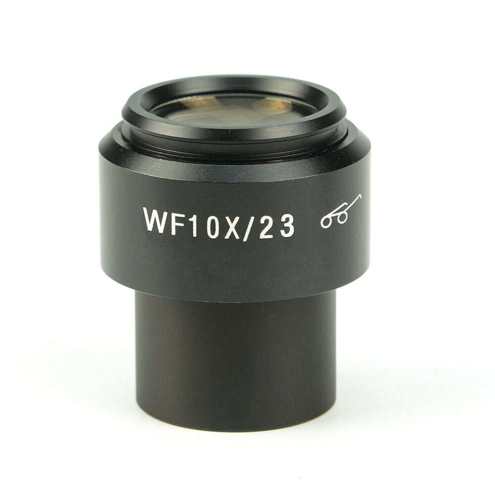 10X Microscope Eyepiece 30mm High Eyepoint Ocular Diopter Adjustable Wide Field