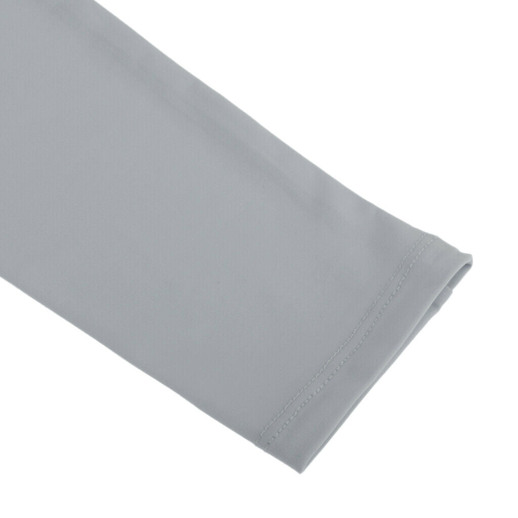 Golf Sun Protection Golf Pants Cool Ice Silk Stocking Sport Leggings L Gray