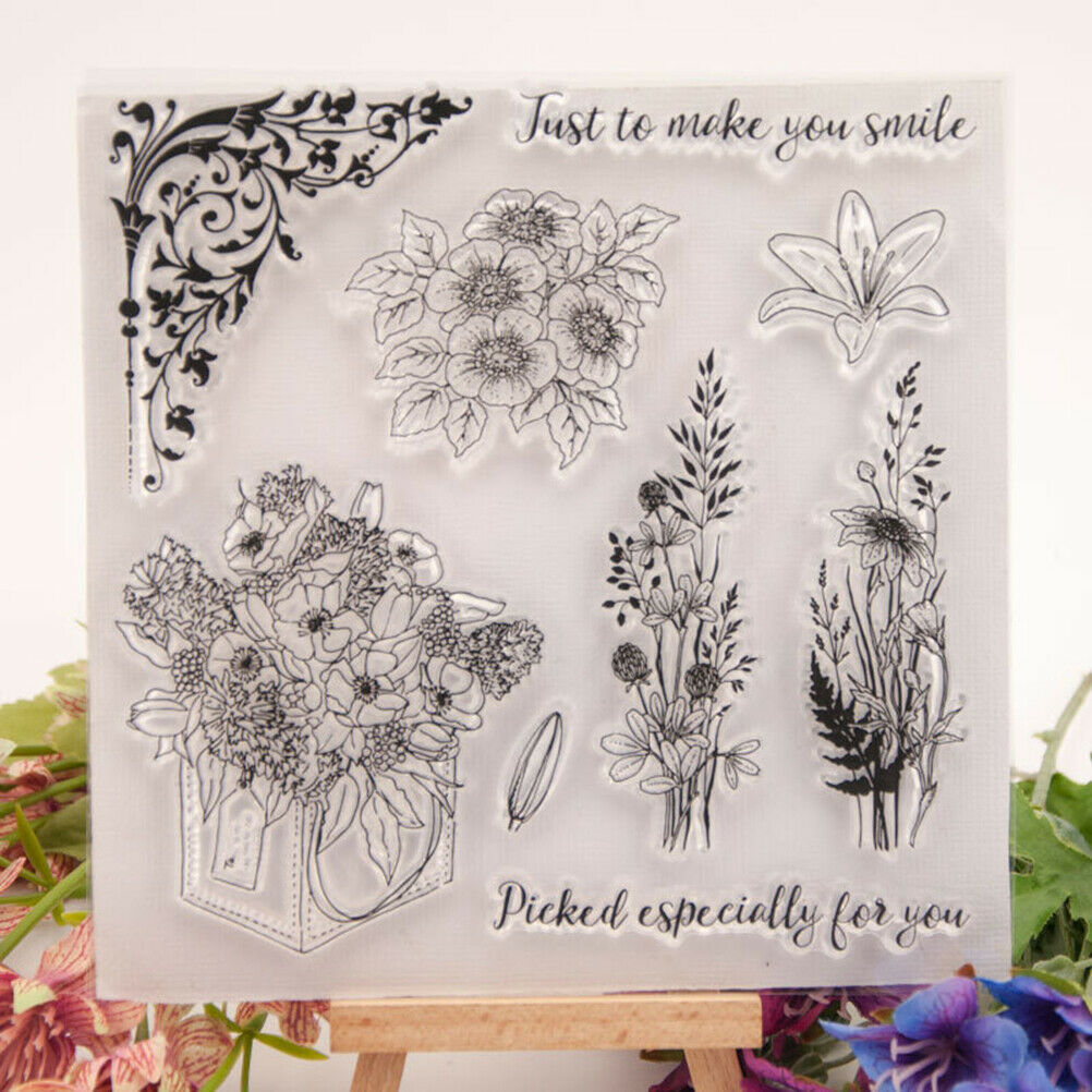make you smile transparent clear silicone stamp for diy scrapbooking phot.l8