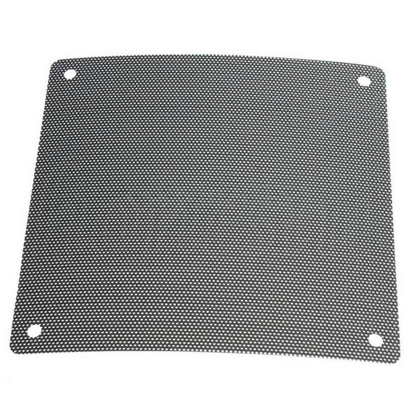5PCS 120mm Cuttable Black PVC PC Fan Dust Filter Dustproof Case Computer .l8