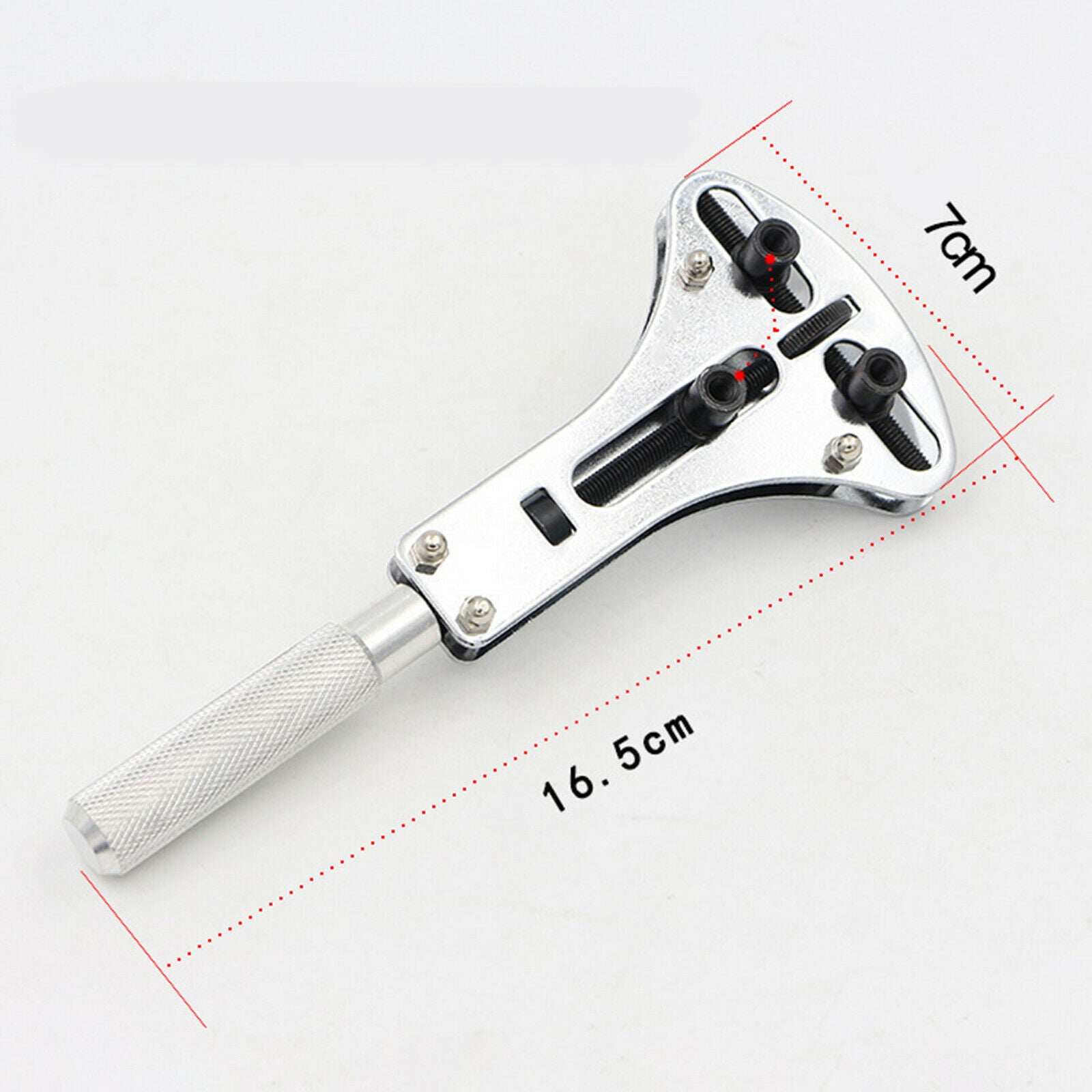 Watch Repair Back Case Opener Wrench Watchmaker Screw Cover Remover Tool Kit