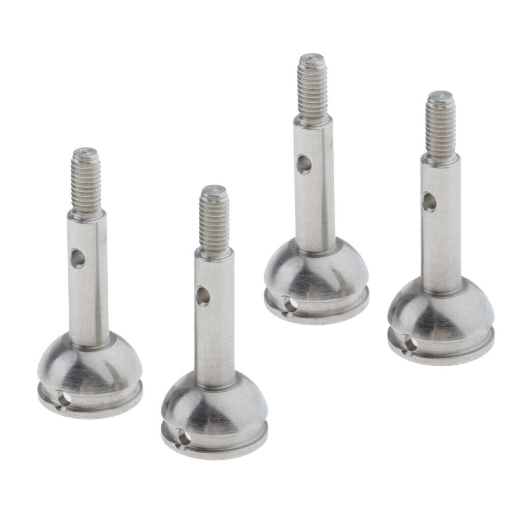 4 Pieces Metal RC Car Front Wheel Shaft Cups Set for Wltoys 144001 1/14 RC Buggy