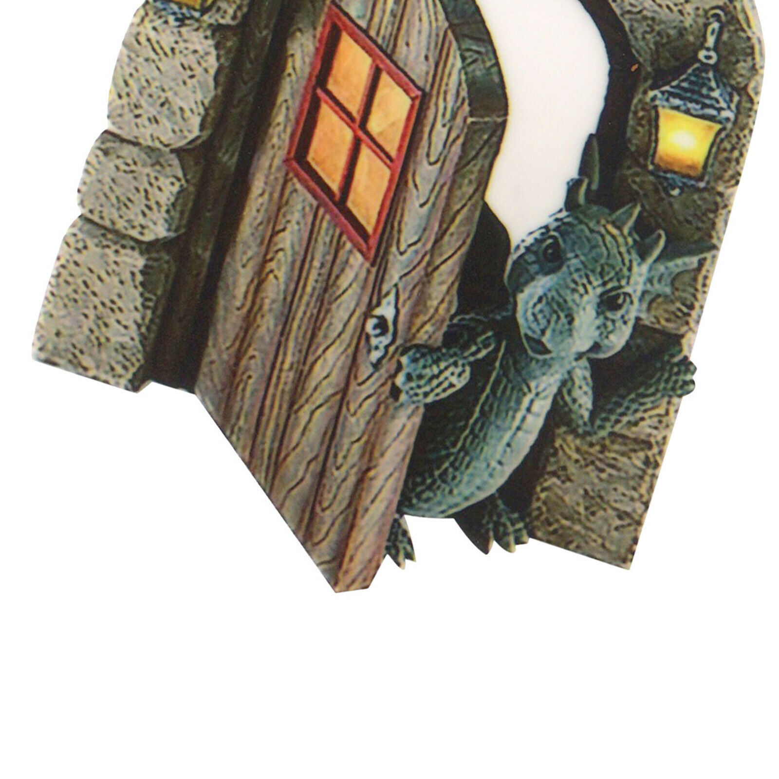 Dinosaur Out The Door Garden Decoration Whimsical Peeker Fence Backyards