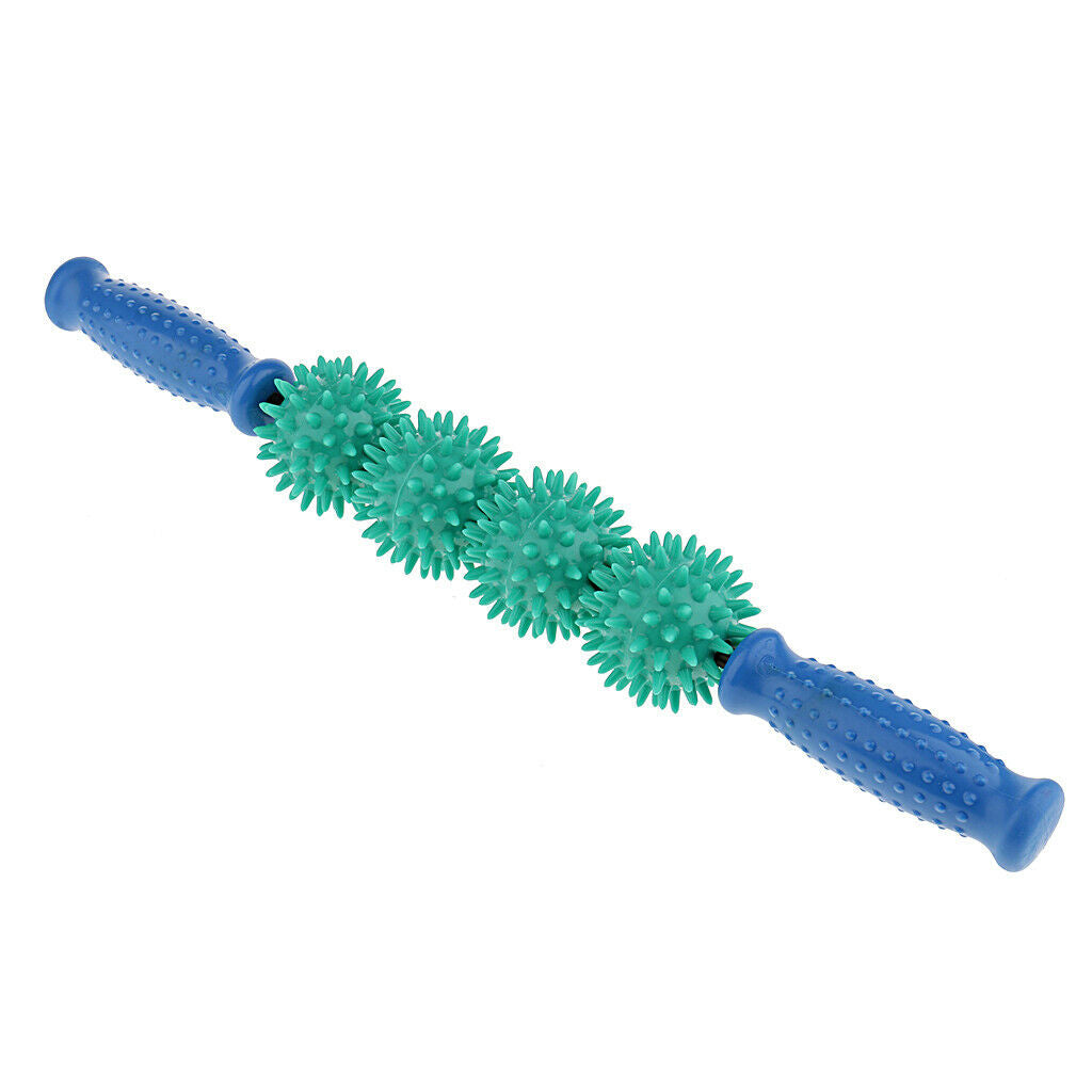 Body Muscle Massage Roller Stick   Point Myofascial Tool Dark Green