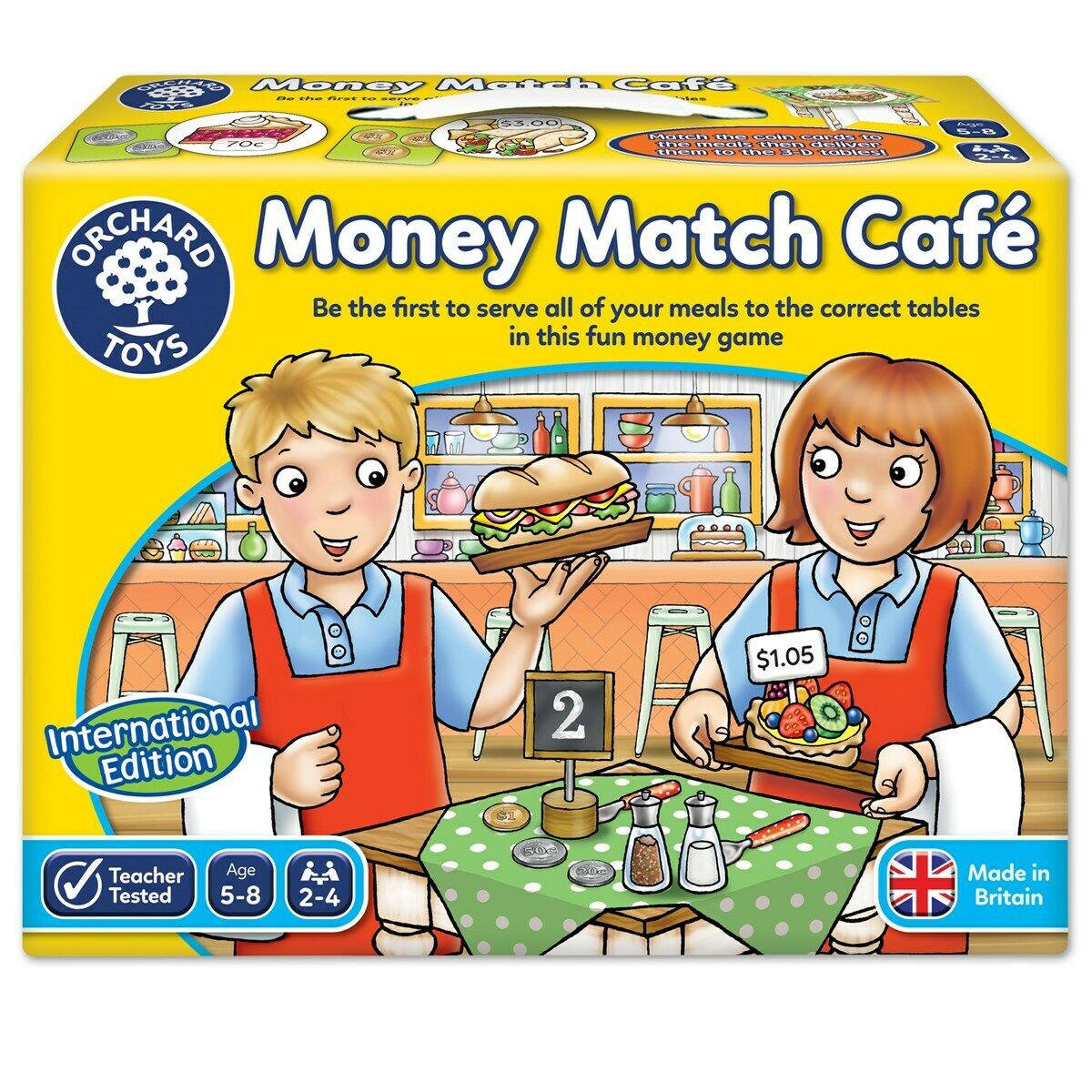 Orchard Toys 500 International Money Match CafÃ© Fun Learning Games Ages 5yrs+