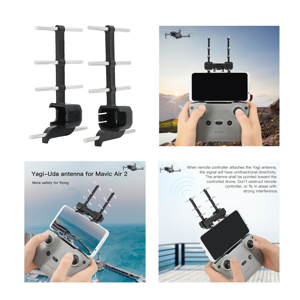 2.4 GHz yagi-uda antenna signal booster range extender for dji mavic air 2