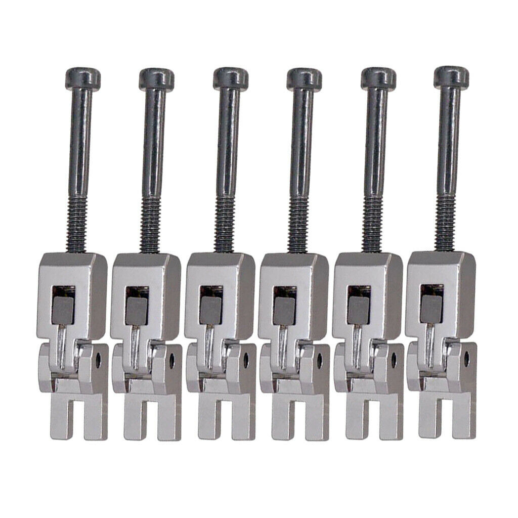 Set of 6pcs Tremolo Bridge String Saddles for Electric Guitar Replacement