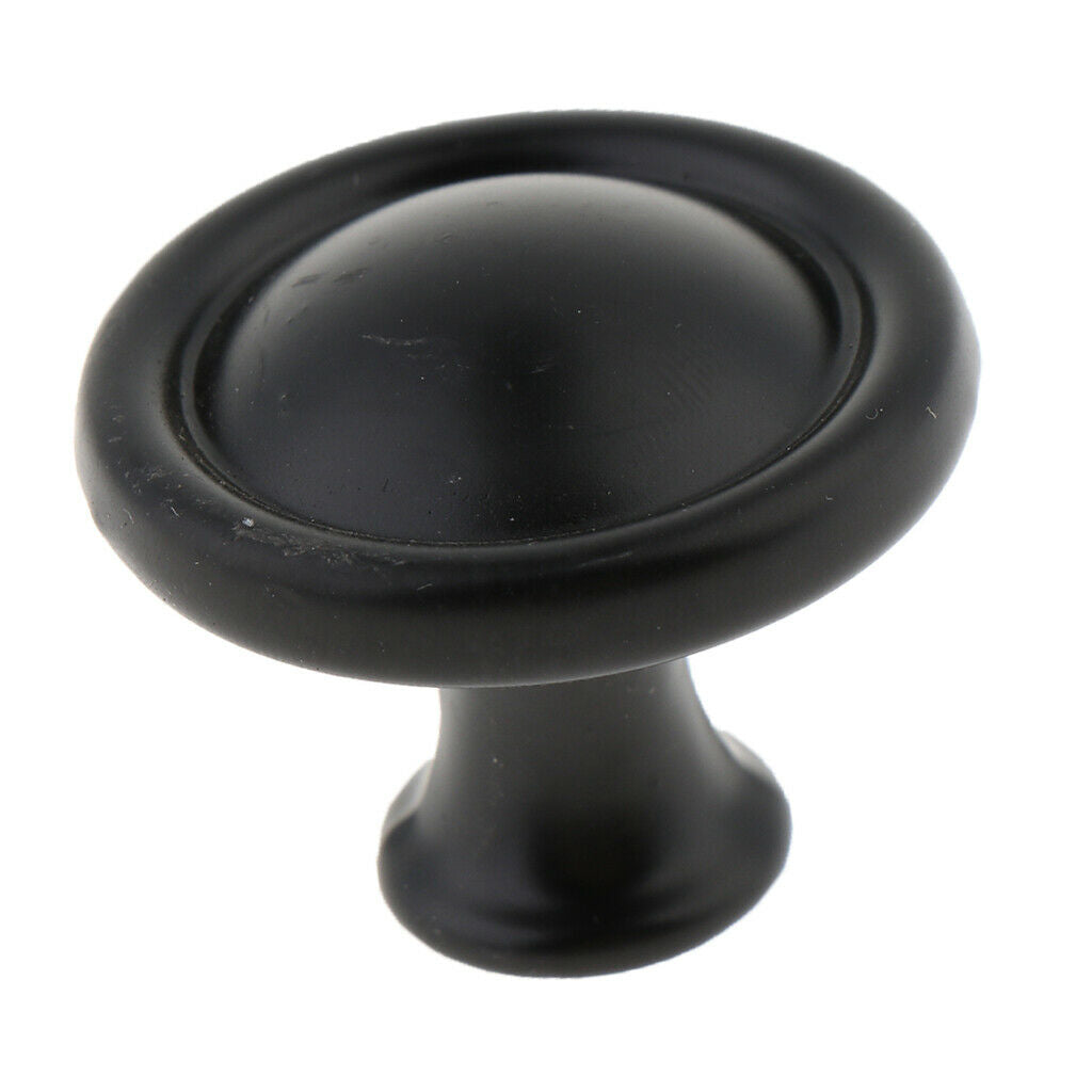 Modern Style Metal Drawer Tear Drop Cabinet Decorative Pull Handle Knob Black