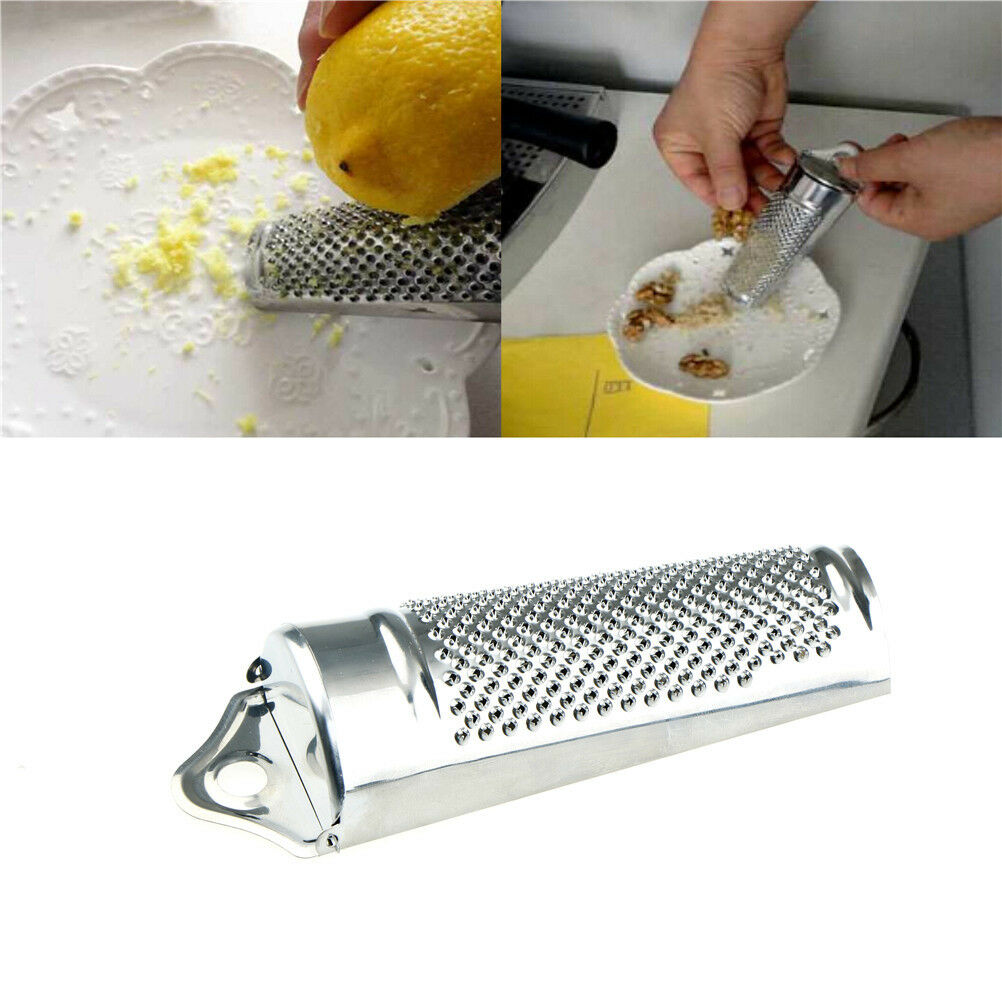 Stainless Steel Versatile Hand Held Nutmeg Citrus Zester Ginger Grater Kit.l8