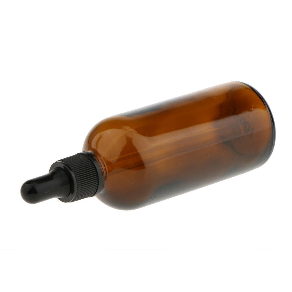 12pcs Amber Glass Bottles with Glass Eye Dropper Dispenser for Essential Oils US