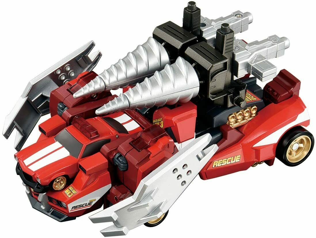 Takara Tomy Hyper Rescue Drive Head 02 MKIII Master Backdraft Deformation Robot