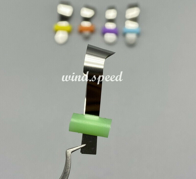 100pcs Dental Sectional Metal Matrix Bands contoured Automatrix Locker for Kids
