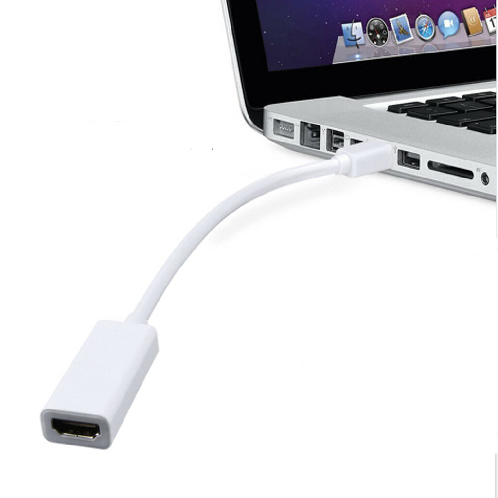 Mini DisplayPort to HDMI Male to Female Adapter for HD Monitors Projectors