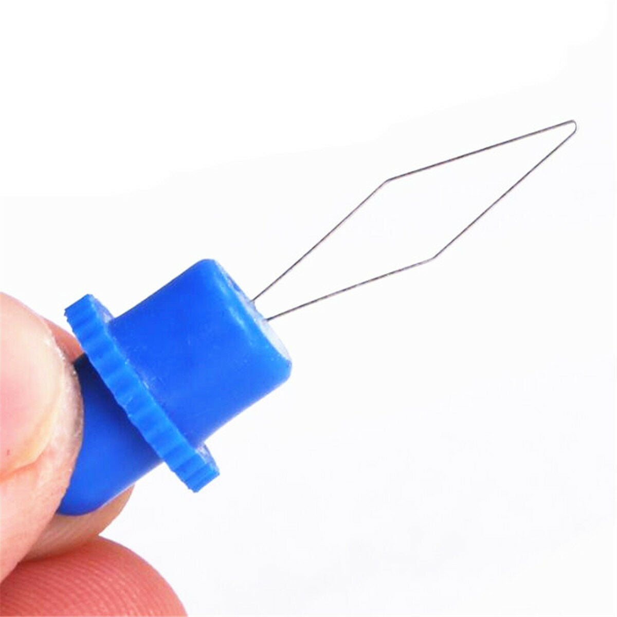 10pcs Transparent Plastic Magnifier Needle Threader Sewing Tools DIY Accessories