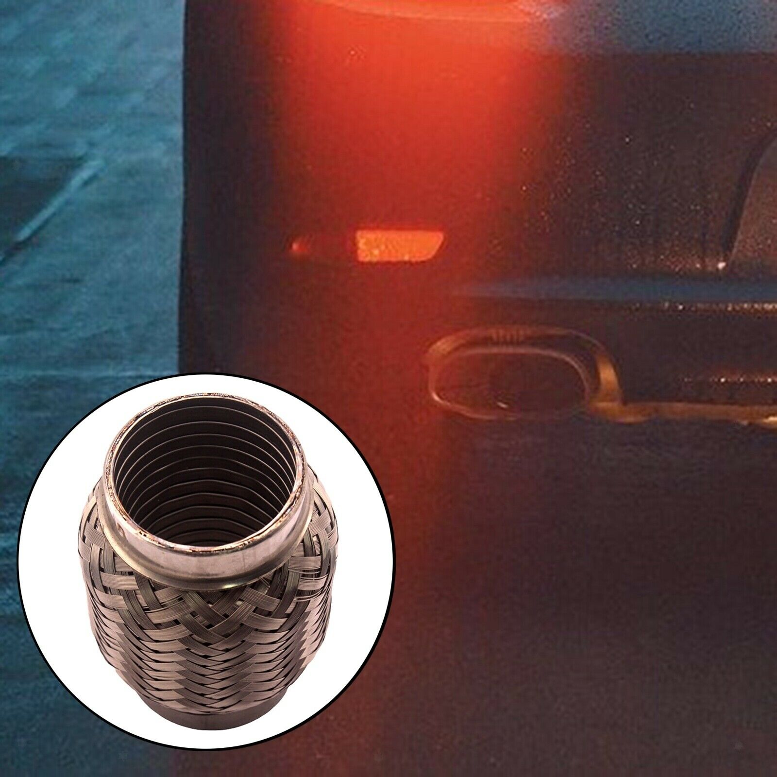 3x4 Inches Exhaust Flex Pipe Professional Stainless Steel Heavy Duty