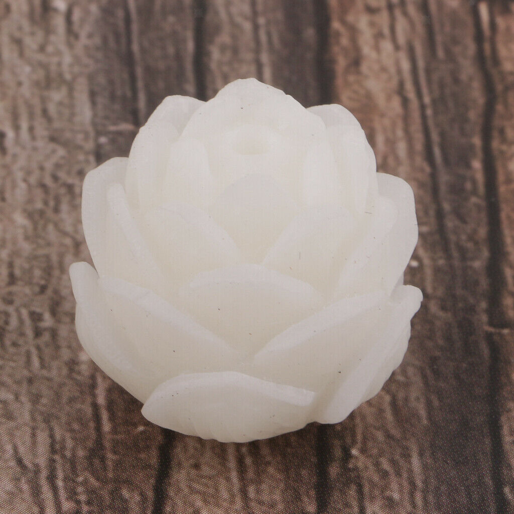 20mm Bodhi Wood Carved Lotus Flower Beads for Bracelet Jewelry Making Charm