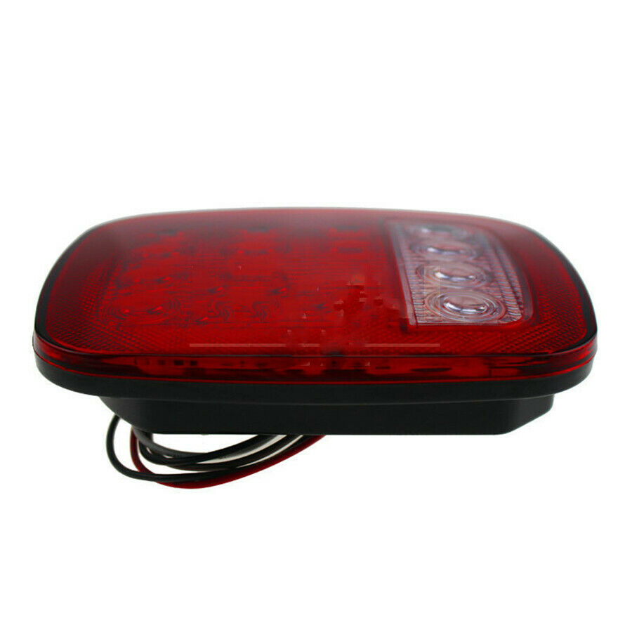 2X Square Stop Turn Tail backup16LED Marker Light for Jeep Wrangler JK TJ CJ YJ
