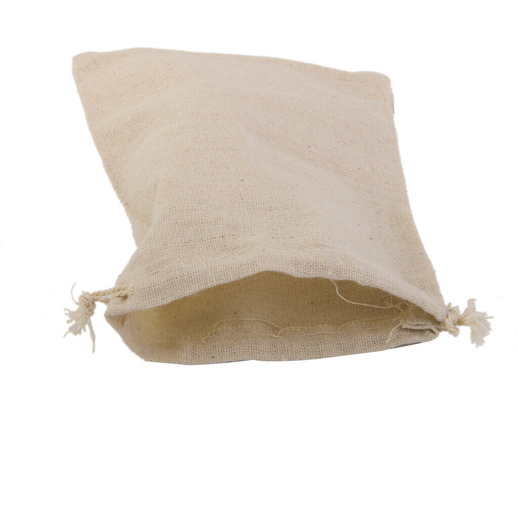 50 Pieces Simple Design Linen Jute Bag Jewelry Bag Pouch Gift Bag Gift